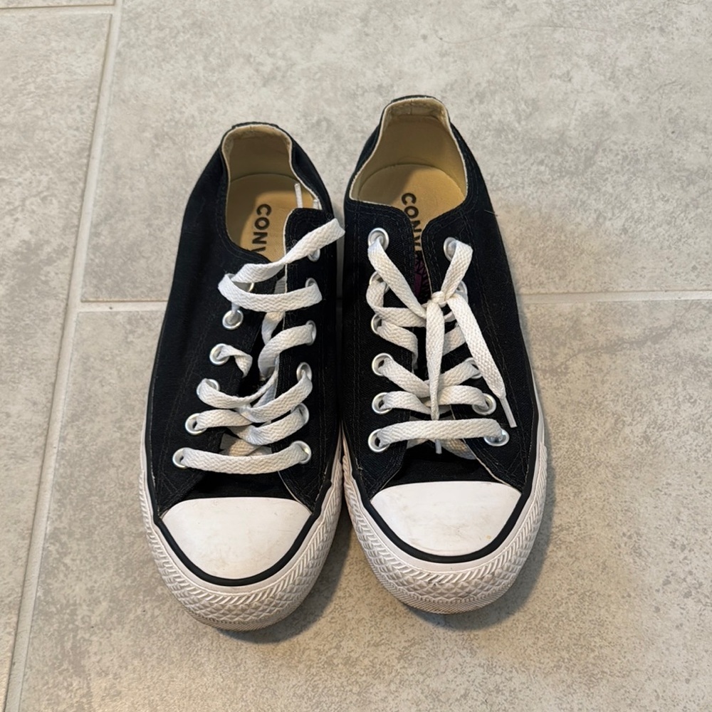 Converse Women's Black Canvas Sneakers